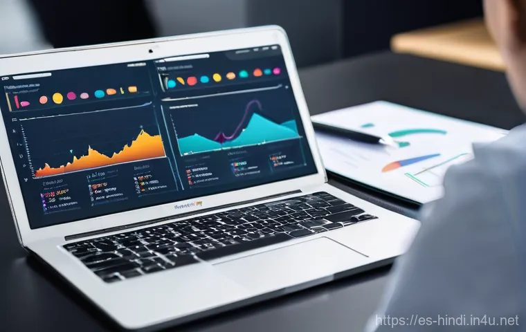 힌디어로 기사 작성 - **"The Engaging Content Creator at Work"**
    A young, casually but stylishly dressed blogger is se...