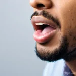 Home 20 힌디어 발음 교정 연습 - **Prompt:** A close-up, high-resolution shot of an adult language learner, ethnically ambiguous, mid...