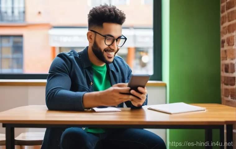 힌디어 발음 교정 연습 - **Prompt:** A close-up, high-resolution shot of an adult language learner, ethnically ambiguous, mid... 힌디어 발음 교정 연습 - **Prompt:** A close-up, high-resolution shot of an adult language learner, ethnically ambiguous, mid...